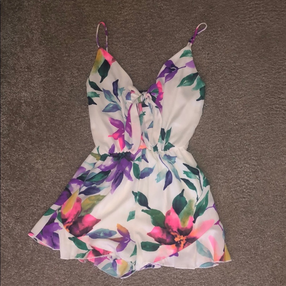 Boutique floral romper.